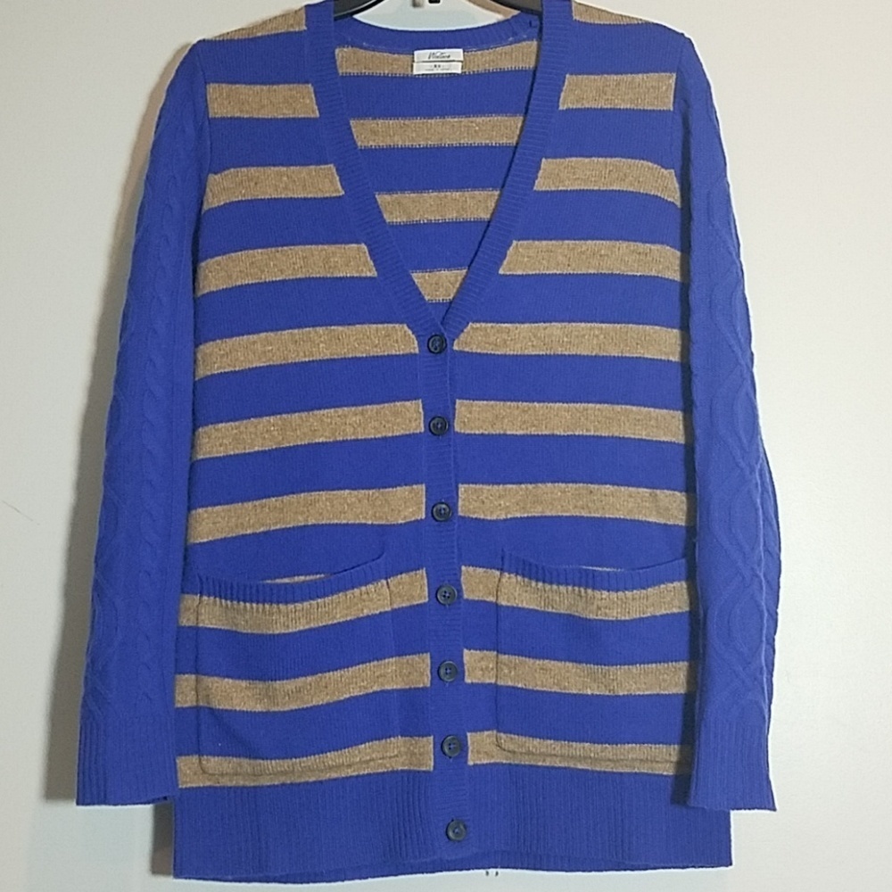 Wallace/Madewell Lambswool‎ cardigan Xs Stretchy